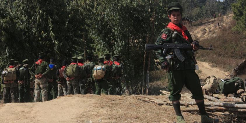 Ta’ang National Liberation Army (TNLA) soldiers. Photo: Mizzima