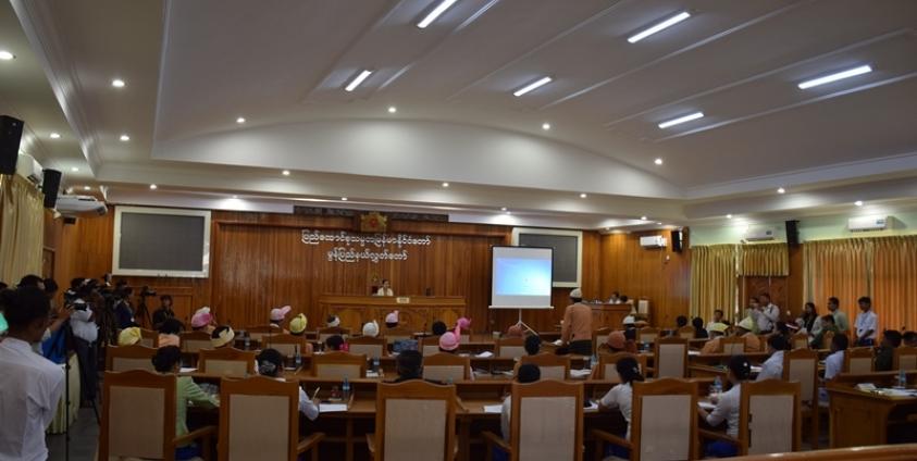 မွန်ပြည်နယ်လွှတ်တော် ဆဌမပုံမှန်အစည်းအဝေး(photo: MNA)