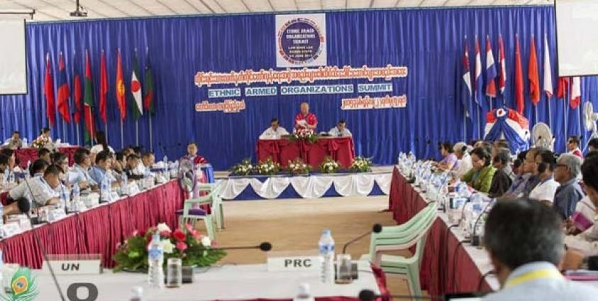 တိုင်းရင်းသားလက်နက်ကိုင် ခေါင်းဆောင်များ၏ လော်ခီးလာအစည်းအဝေး ၆ရက်မြောက်နေ့ (ဓာတ်ပုံ-ဟောင်ဆာ(ရာမည))