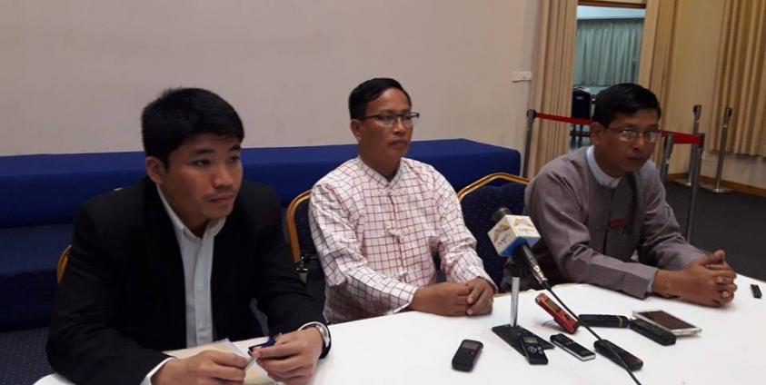 ငြိမ်းချမ်းရေးကော်မရှင်နှင့် DPN ၏သတင်းစာရှင်းလင်းပွဲ(photo: MNA)