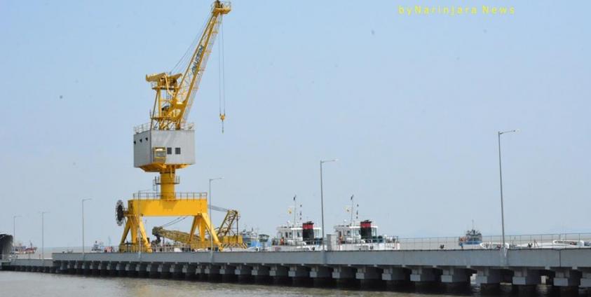 ဓာတ်ပုံ- စစ်တွေရှိ အိန္ဒိယဆိပ်ကမ်း