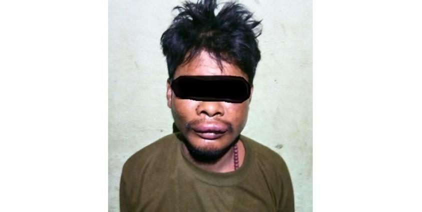 လူသတ်မှုဖြင့်ဖမ်းဆီးအရေးယူခံထားရသူ ရေလုပ်သားအောင်အောင်(photo: MNA)