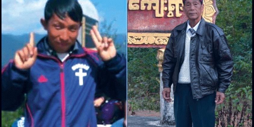 Photo: Dumdaw Nawng Lat and Langjaw Gam Seng (left and right)