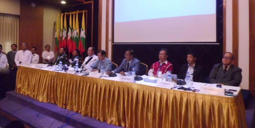 UPWC နှင့် NCCT တို့ရှင်းလင်းပြောကြားစဉ်(IMNA)