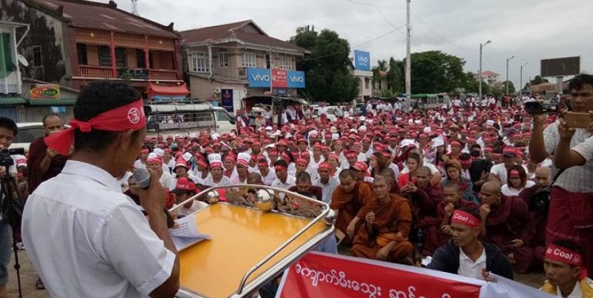ပြည်နယ်အစုုိးရနှင့် ကုမ္ဗဏီများ လုုပ်ဆောင်ချက်များအပေါ် ကရင်လူမှုအဖွဲ့အစည်းများ ဝေဖန်