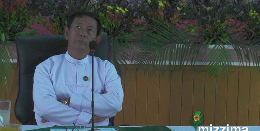 USDP Central Committee Chairman Than Htay.