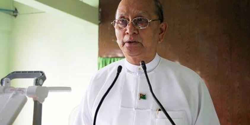 ပြည်သူ့ပါတီဖြစ်အောင်တည်ဆောက်ကြဖို့ ပြည်ခိုင်ဖြိုးပါတီဝင်တွေကို ဥက္ကဋ္ဌ ဦးသိန်းစိန်မှာကြား