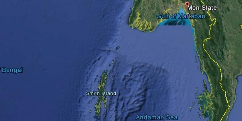 Areas of southern Burma shown on Google Earth (Photo: Google Earth)