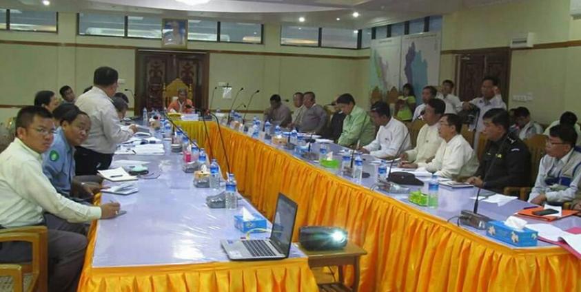 ရခိုင်ပြည်နယ်ဆိုင်ရာ အကြံပြုချက်များအပေါ် အကောင်အထည်ဖော်ဆောင်ရွက်ရေးကော်မတီ လုပ်ငန်းညှိနှိုင်းအစည်းအဝေးပြုလုပ်။ ဓာတ်ပုံ-ဦးညီပု