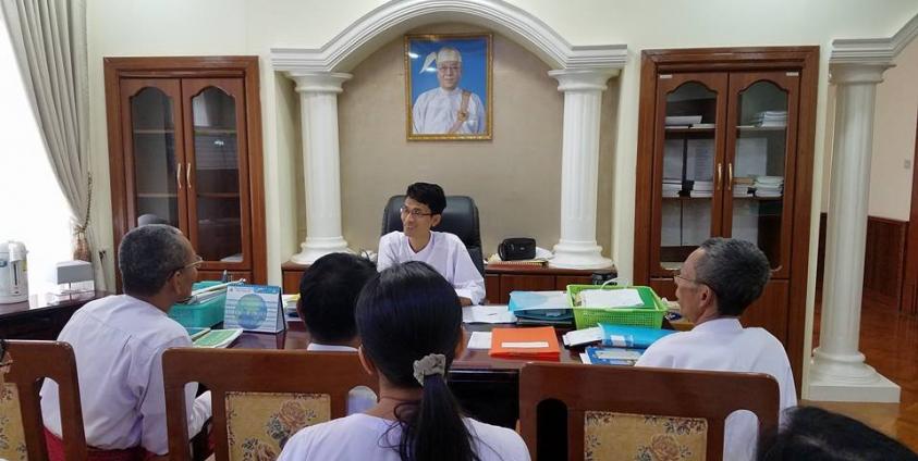 Members of the Mon National Day organising committee meet with Chief Minister (Photo: MNA)