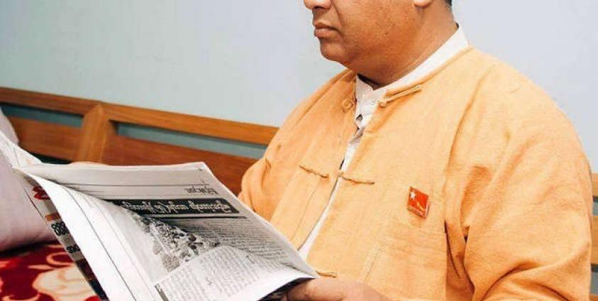 The NLD's Dr Lin Htut, the MP for Lashio