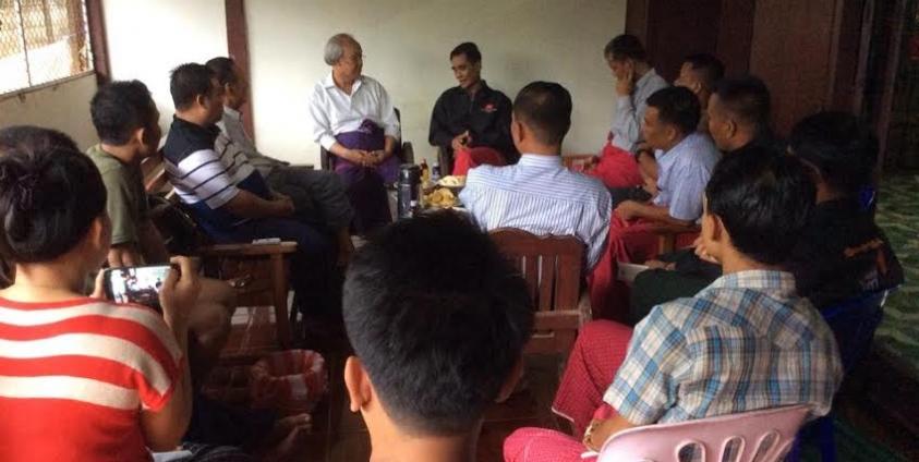 KNU and NMSP informal district-level meeting to prevent armed conflicts, 9 September 2016 (Photo - Yekha Mon, Facebook)