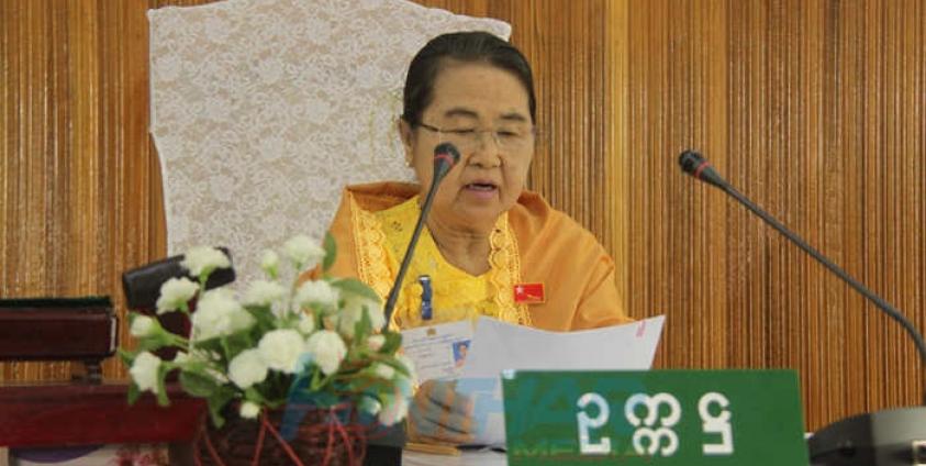Daw Tin Ei, the Mon State Hluttaw Speaker
