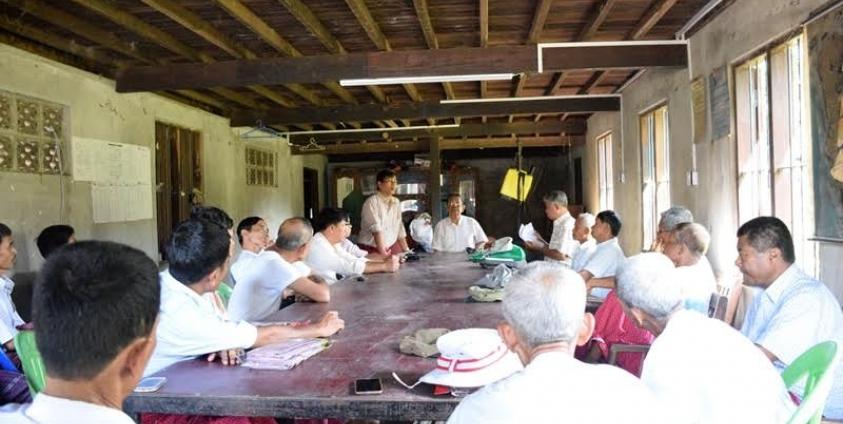 AMDP ပါတီ ချောင်းဆုံမြို့နယ်အလုပ်မှုဆောင်အစည်းအဝေး