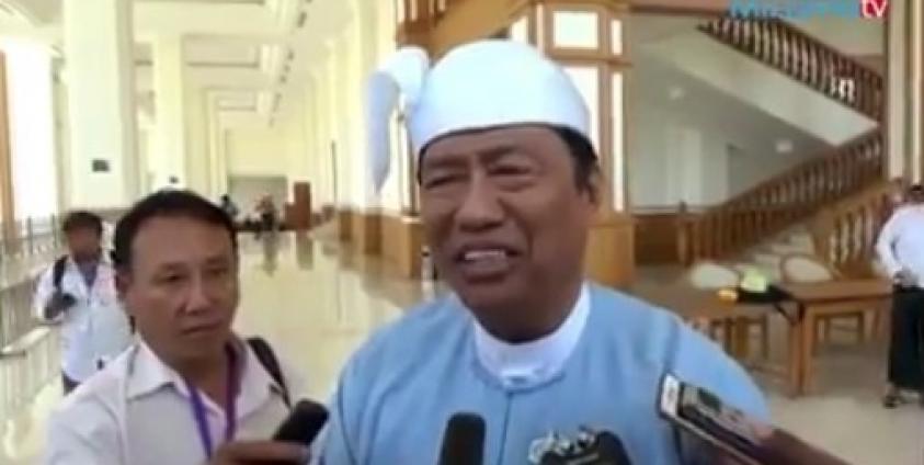 မင်းကင်းပြည်သူ့လွှတ်တော်အမတ် ဦးမောင်မြင့်(photo: မဇ္ဇျိမTV)