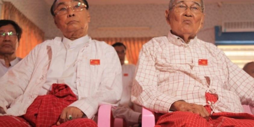 Nai Htet Lwin (left) and Nai Ngwe Thein (right) of MNP (Photo: MNA)