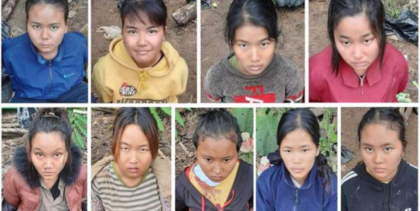 ပုံစာ - စစ်ကောင်စီတပ်က ၂၀၂၁ နိုဝင်ဘာ ၁၆ ရက်နေ့မှာ ကလေး PDF တပ်ဖွဲ့ဝင် အမျိုးသမီးကိုးဦးကို ဖမ်းဆီးခဲ့သည်။