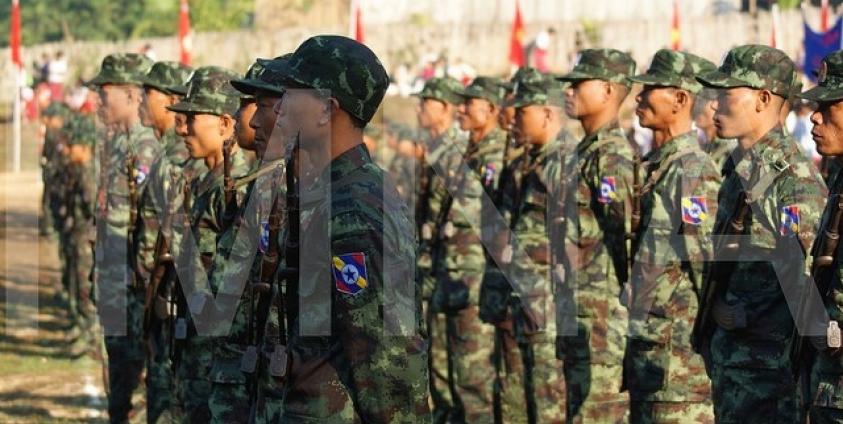Troops of the MNLA, the armed wing of the NMSP (Photo: MNA)