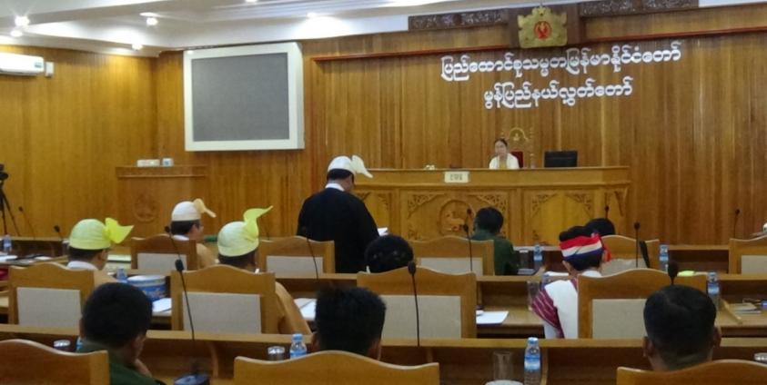 မွန်ပြည်နယ်လွှတ်တော် ဆဋ္ဌမပုံမှန်အစည်းအဝေး(မွန်လွှတ်တော်)