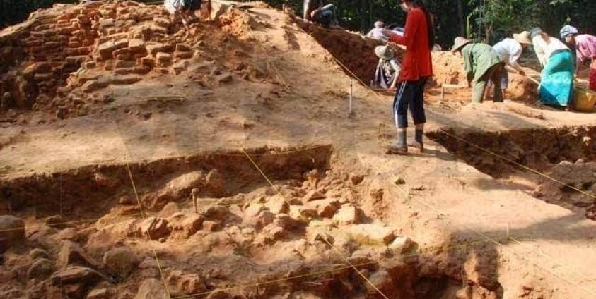 သုဝဏ္ဏဘူမိမြို့ဟောင်းတူးဖော်ခဲ့စဉ်(Facebook)