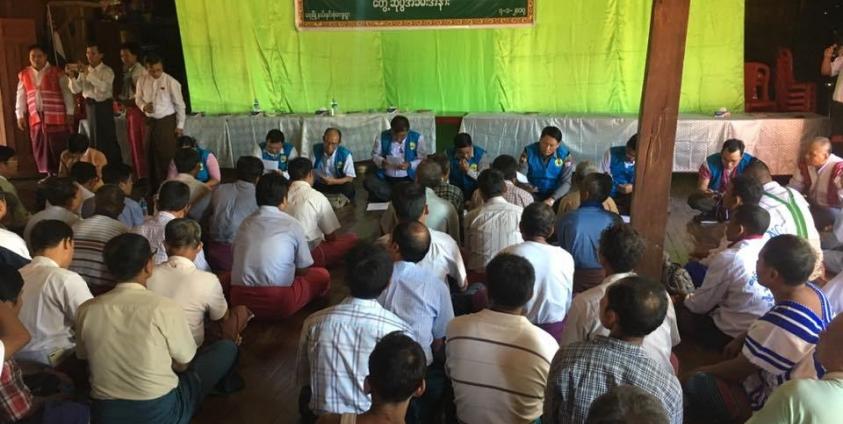 JMC-S public meeting (Photo: Aung Naing Win)