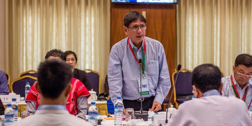 Saw Isaac Po, JMC-U vice chairman 1, Photo: KNU HQ