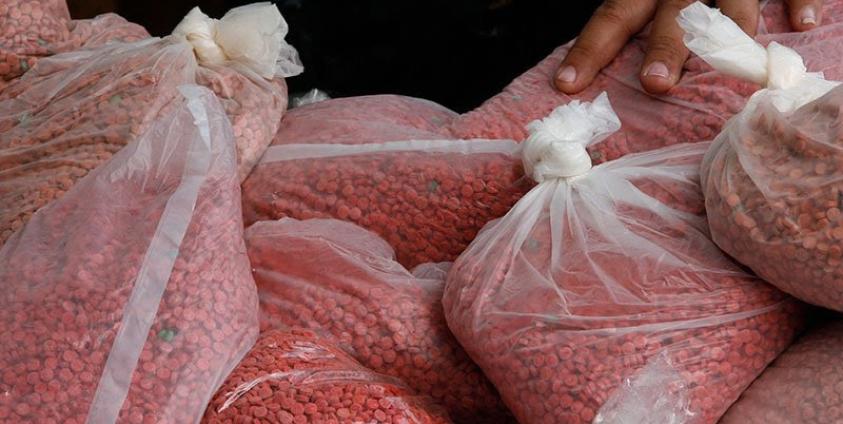 Methamphetamine tablets. Photo: EPA