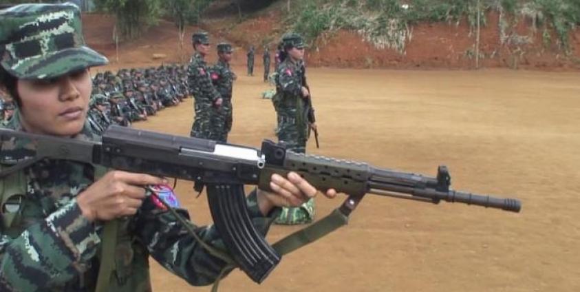 Arakan Army. Screengrab from YouTube