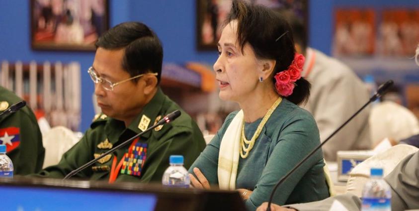 Photo by Myanmar state counsellor office