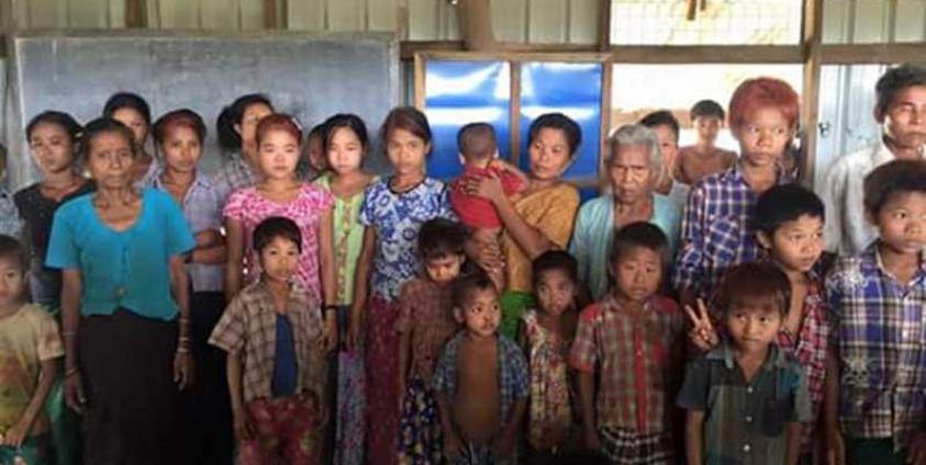 CJ စစ်ရှောင်ဒုက္ခသည်များကိုတွေ့ရစဉ်