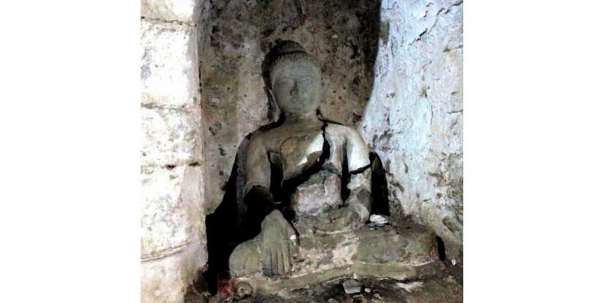 ဘုရားဆင်းတုတော်များဖျက်ဆီးခံရဓာတ်ပုံ/မင်းကို-မြောက်ဦး