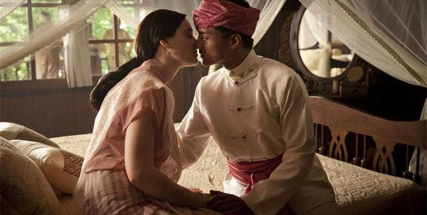 A still from the film Twilight over Burma