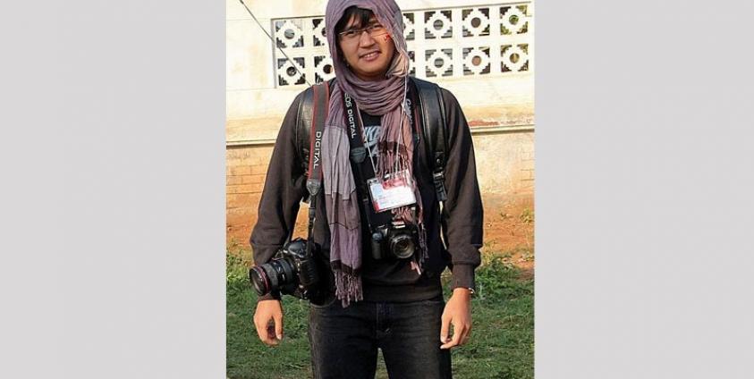 Myanmar freelance photographer Minzayar Oo. Photo: Minzayar Oo/Facebook