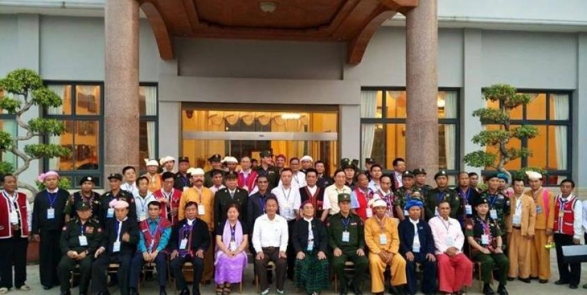 Ethnic Leaders at the Close of the Pansang Conference