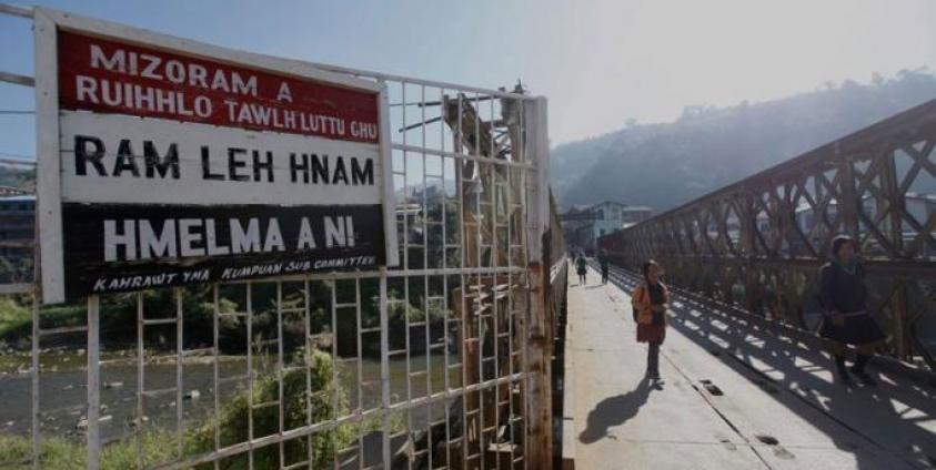 The Mizoram India-Myanmar border. Photo: Mizzima