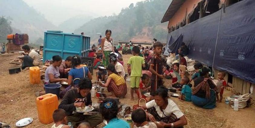 IDPs in Chin State. Photo: Mizzima