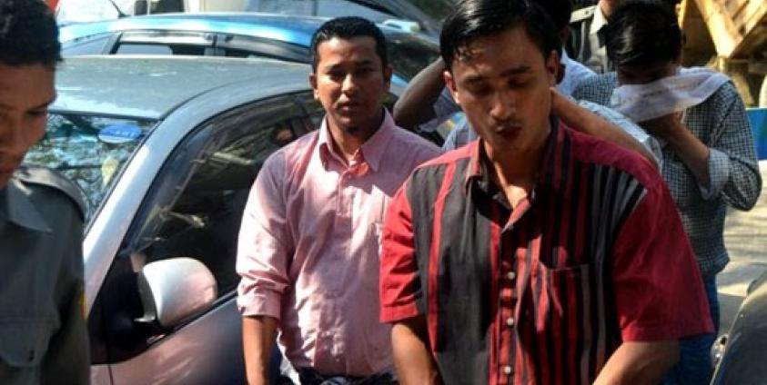 Pressworker at courtroom, Rangoon