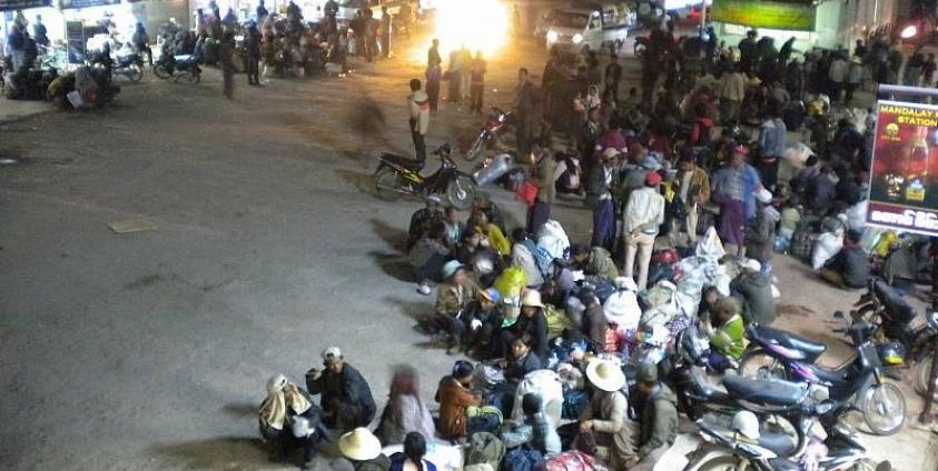 Refugees from the Fighting in Lashio Town 