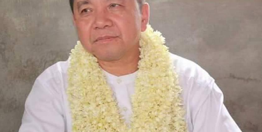 USDP candidate U Aung Kyi Thein won the Chaungzon township Pyithu Hluttaw seat. (Photo: Thanlwin Times)