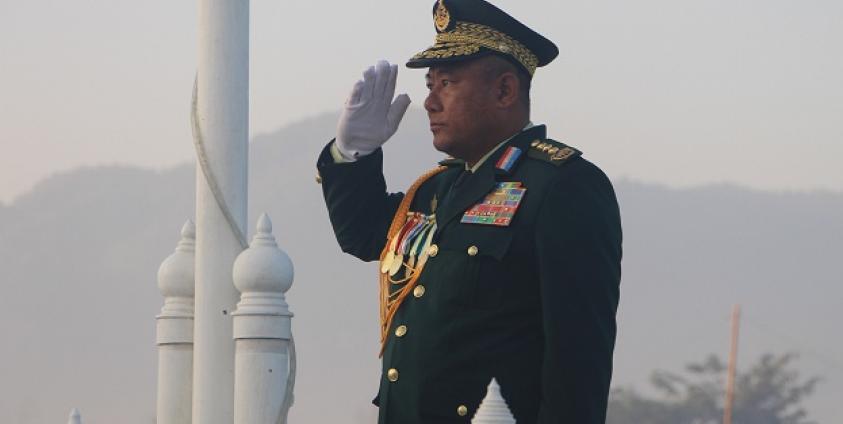  DKBA commander-in-chief General Saw Mo Shay gave a keynote address.