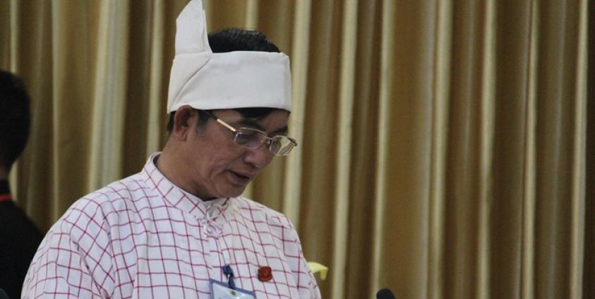 ပြည်နယ်လွှတ်တော်ကိုယ်စားလှယ် ဒေါက်တာမင်းစိုးလင်း(photo: MNA)