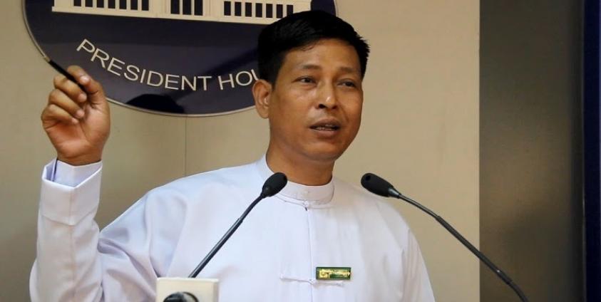 နိုင်ငံတော်အတိုင်ပင်ခံရုံးဝန်ကြီးဌာန၊ ညွှန်ကြားရေးမှူးချုပ် ဦးဇော်ဌေး (ဓာတ်ပုံ- မင်းမင်း/မဇ္ဈိမ)