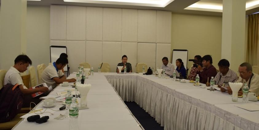 မြန်မာနိုင်ငံဆိုင်ရာ ဆွစ်ဇာလန်သံရုံးမှ သတင်းထောက်များအားရှင်းပြစဉ်(photo: MNA)