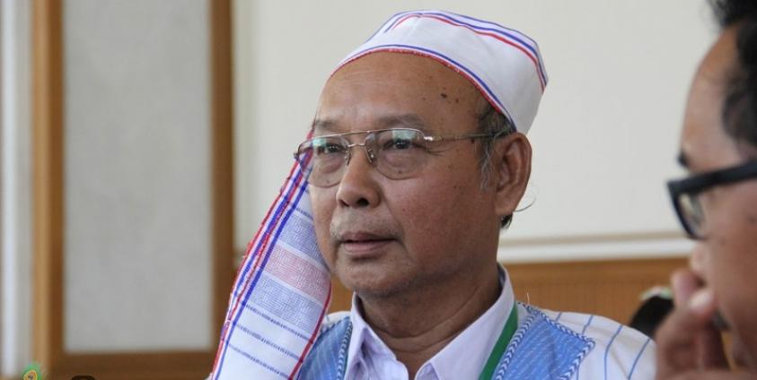 ဇန်နဝါရီ ၂၀ရက်က ပြည်ထောင်စုလွှတ်တော်သို့ လေ့လာသူအဖြစ် ရောက်ရှိလာသော အမျိုးသားလွှတ်တော်ဥက္ကဌအဖြစ် သတင်းထွက်နေသူ မန်းဝင်းခိုင်သန်း(ဓာတ်ပုံ- မင်းမင်း/မဇ္ဈိမ)