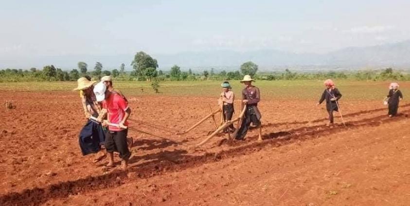 Farmers Protest Land Grabs In Siseng Township Southern Shan State 