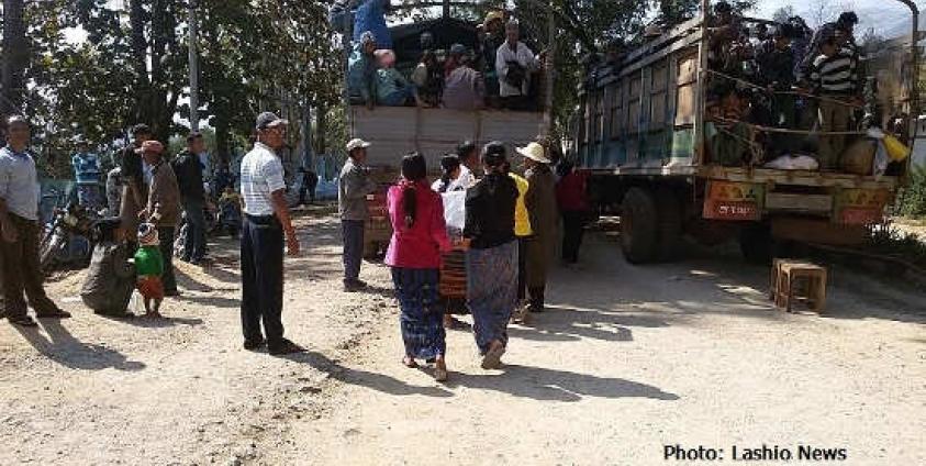 Refugees in Lashio