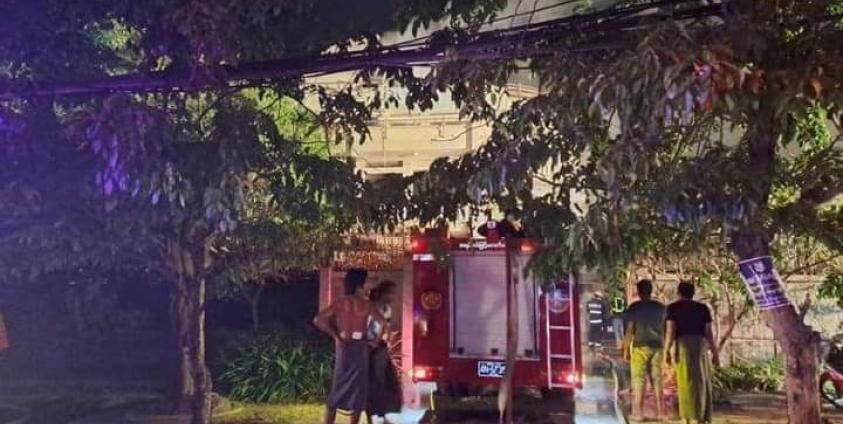 အခင်းဖြစ်ပွားခဲ့သည့် နေအိမ်