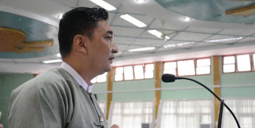 Mon State Election Sub-commission Official U Hein Lin Htet (Photo: MNA)