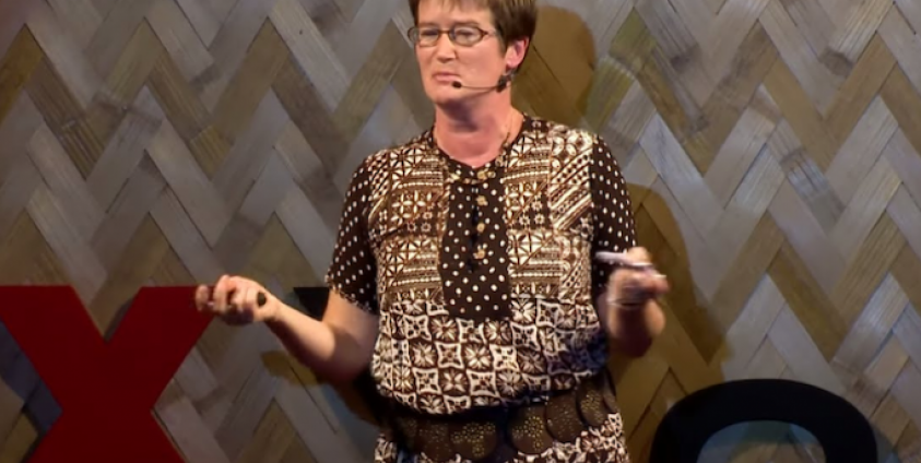 Former British ambassador Vicky Bowman. Photo: screen grab from TEDxYangon's YouTube
