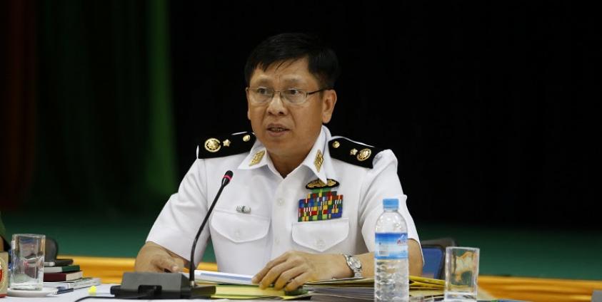 ကာကွယ်ရေးဝန်ကြီးဌာန၊ ဒုတိယဝန်ကြီး ဗိုလ်ချုပ်မြင့်နွယ် (ဓာတ်ပုံ- မင်းမင်း/မဇ္ဈိမ)